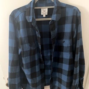 Blue Buffalo check flannel.